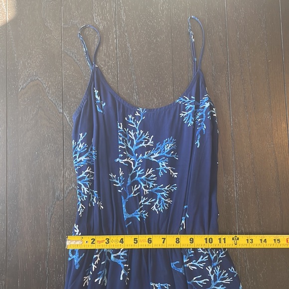 Old Navy Coral Print Spaghetti Strap Sleeveless Mini Dress - Picture 14 of 16